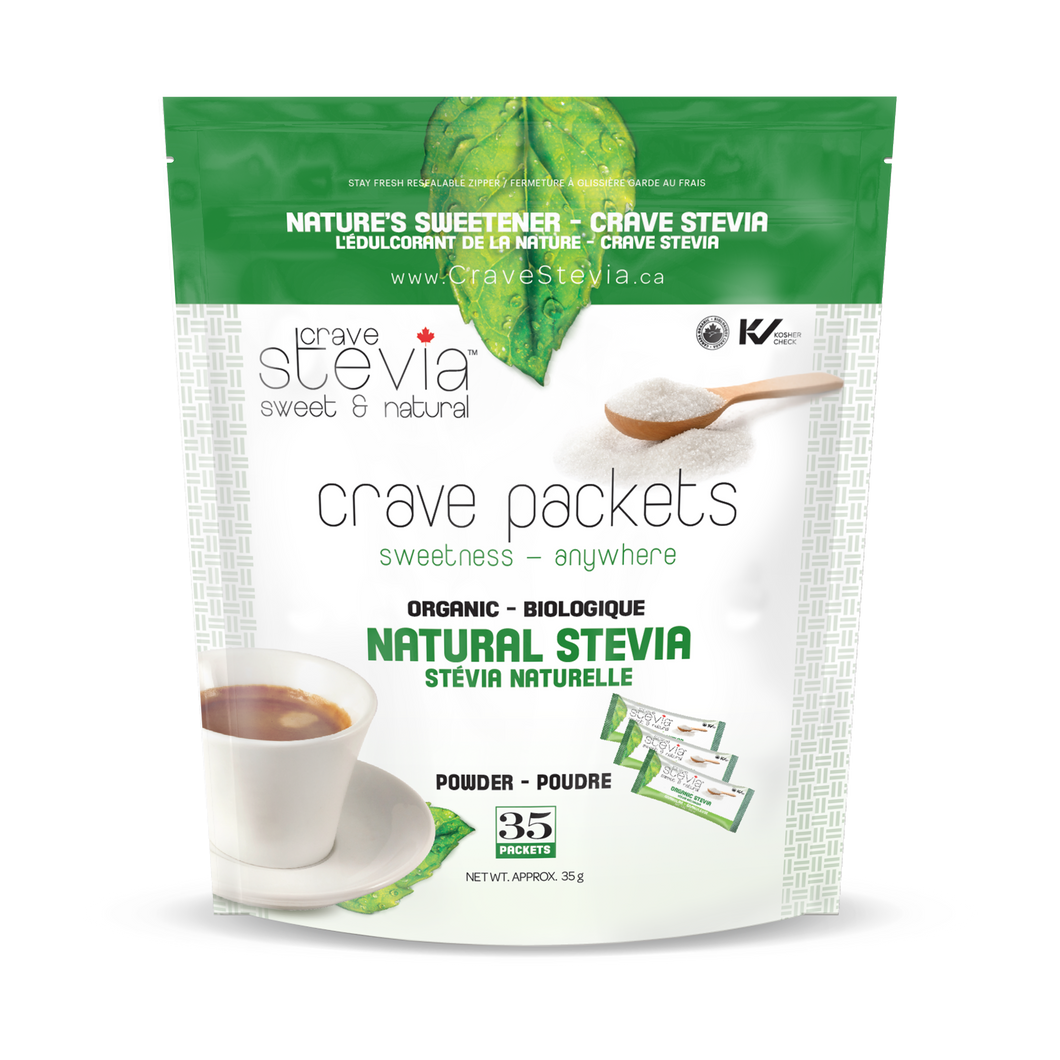 Organic Inulin and Stevia Powder Stick Pack